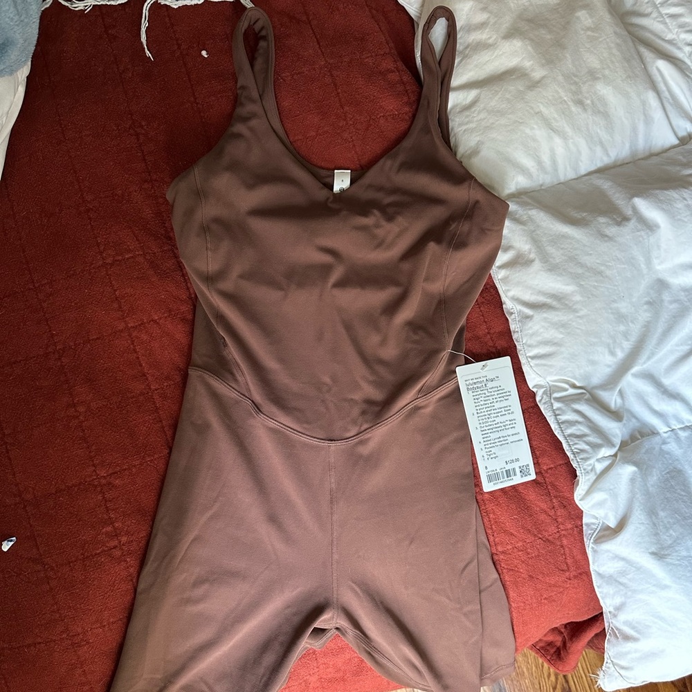 lululemon athletica align Brown Bodysuit
